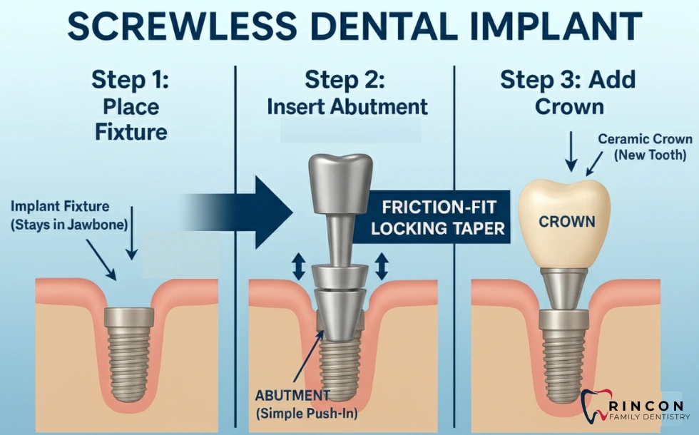 How Screwless Dental Implants Work-Full Diagram and Step-by-Step Process