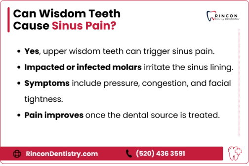 Can Wisdom Teeth Cause Sinus Pain - infographic