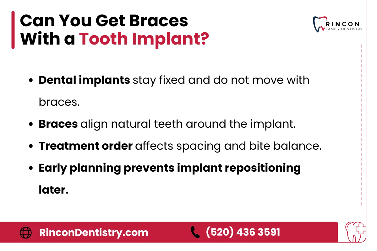 Can You Get Braces With a Tooth Implant_ - infographic