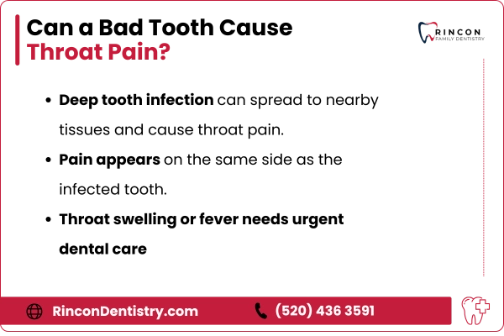Can a Bad Tooth Cause Throat Pain - infographic