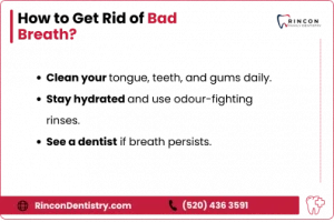 How to Get Rid of Bad Breath - infographic